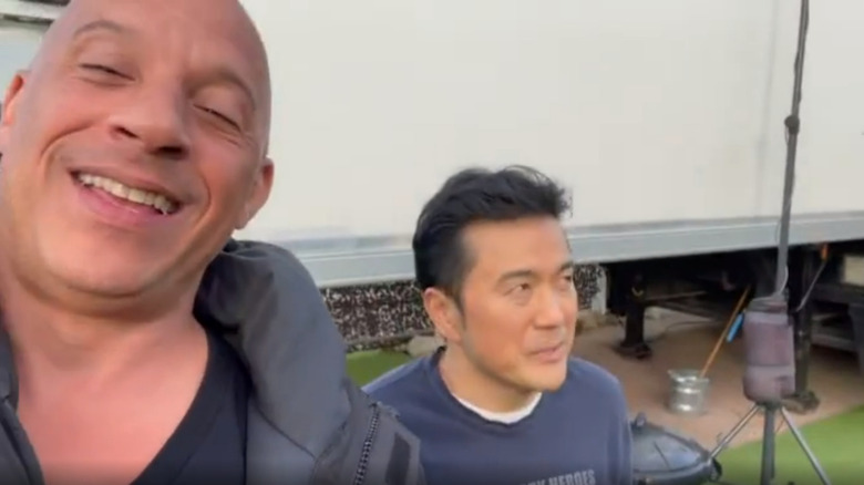 Vin Diesel and Justin Lin