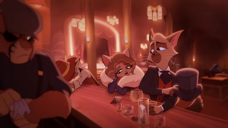 Lackadaisy speakeasy