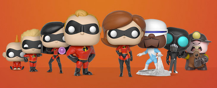 Incredibles 2 Funko POPs