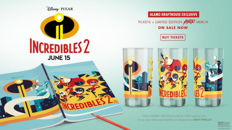 Alamo Drafthouse Incredibles 2 Pint Glass