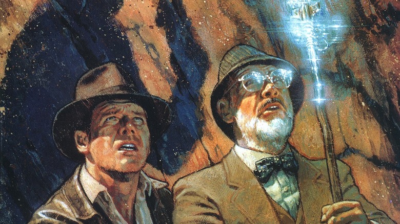 Cover art for issue 4 of Indiana Jones and the Spear of Destiny