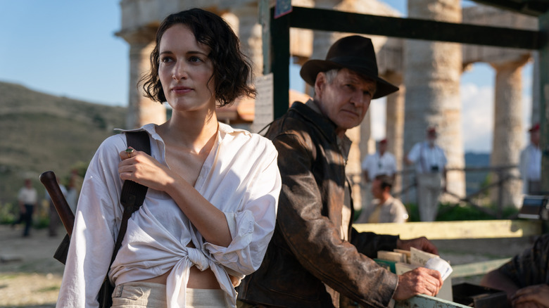 harrison ford phoebe waller-bridge indiana jones and the dial of destiny