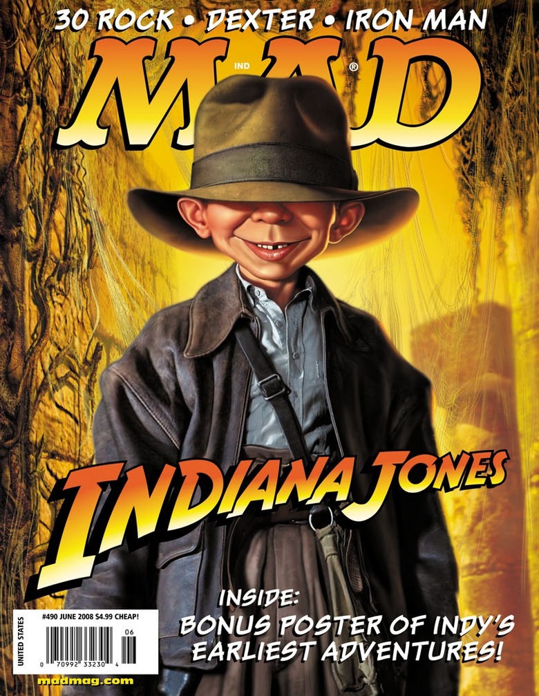 Indiana Jones cover of Mad Magazine