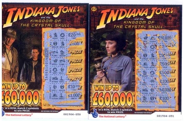 Indiana Jones Scratch Tickets