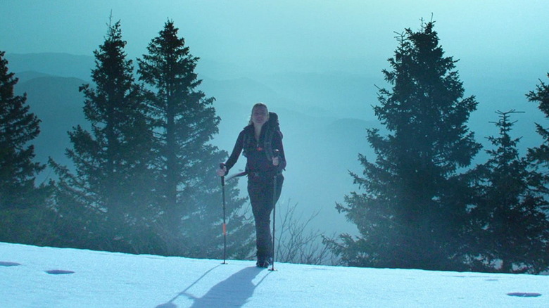 Infinite Storm snow hiking