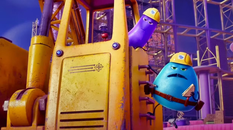 Constructon workers looking unamused in Inside Out 2
