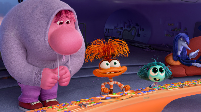 Anxiety, Envy, Embarrassment and Ennui control Riley's mind in Inside Out 2
