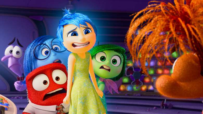 Joy, Sadness, Anger, Fear, and Disgust meet Anxiety in Inside Out 2