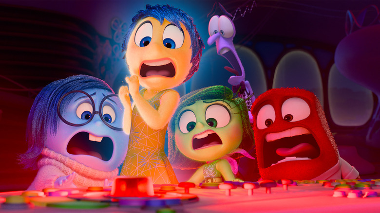 The core emotions scream at a red alarm in Inside Out 2