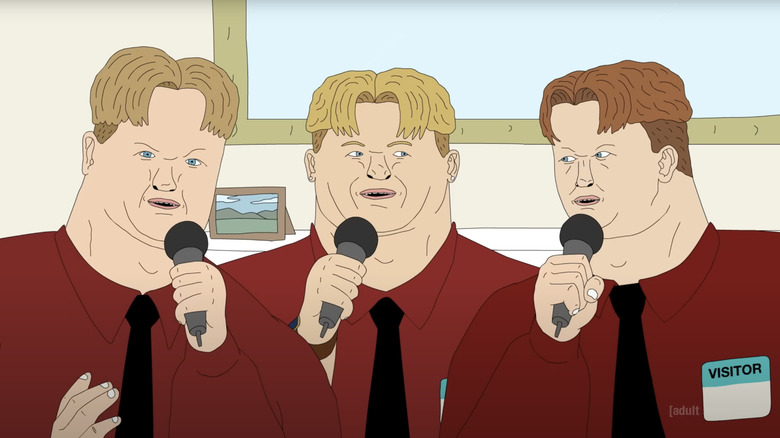 The Boys singing on HAHA, You Clowns