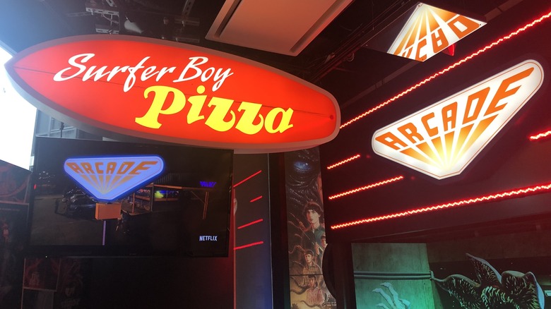 Stranger Things Cafe Surfer Boy Arcade