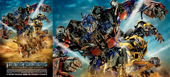 transformers 2 international poster