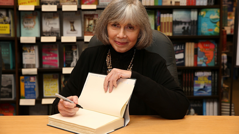 Anne Rice at a book signing