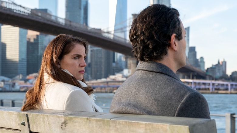 Vivian and Todd on bench