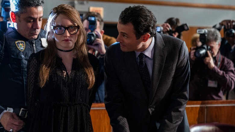 Todd advising Anna in court