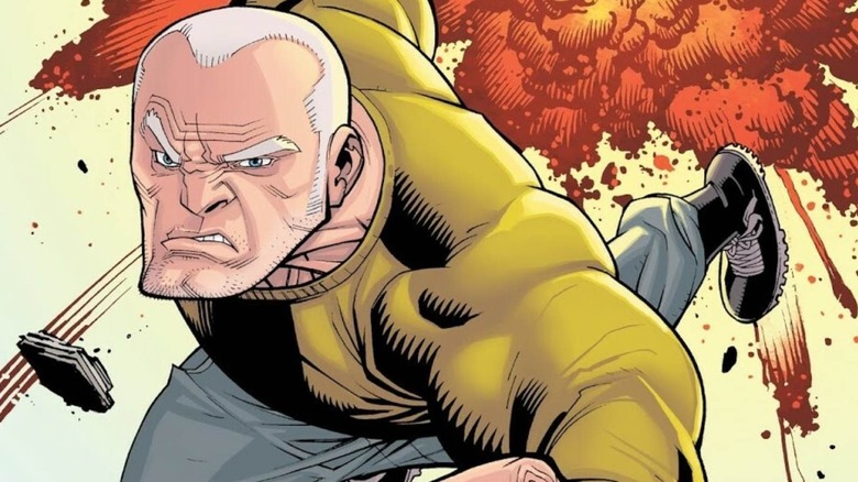 Britt jumps from explosion in invincible comics