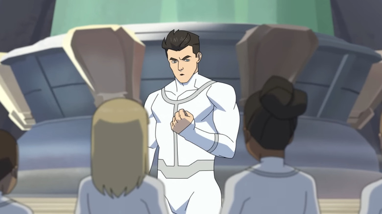 Invincible Season 4 - young Nolan instructing Viltrumite children