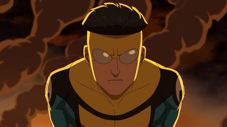 Invincible close-up of alternate Mark Grayson/Invincible
