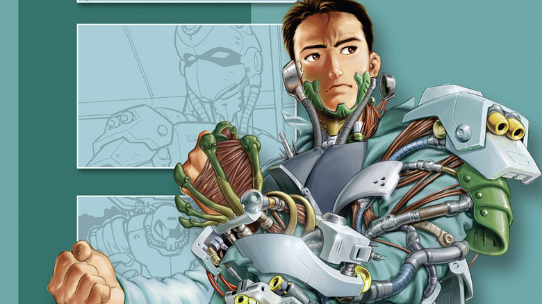 Tech Jacket #1 cover showing Zack Thompson as his armor suits up