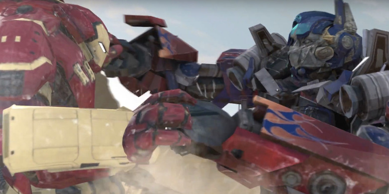 Iron Man vs Optimus Prime