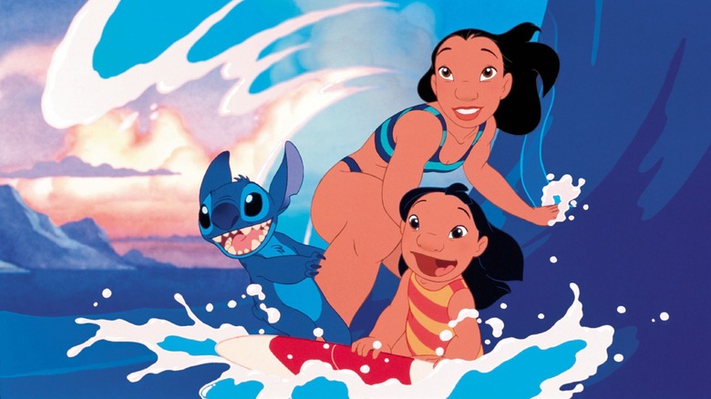 Lilo & Stitch, surfing scene