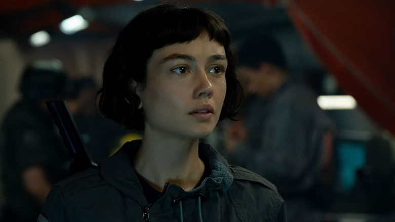 Wendy staring into the distance in Alien: Earth