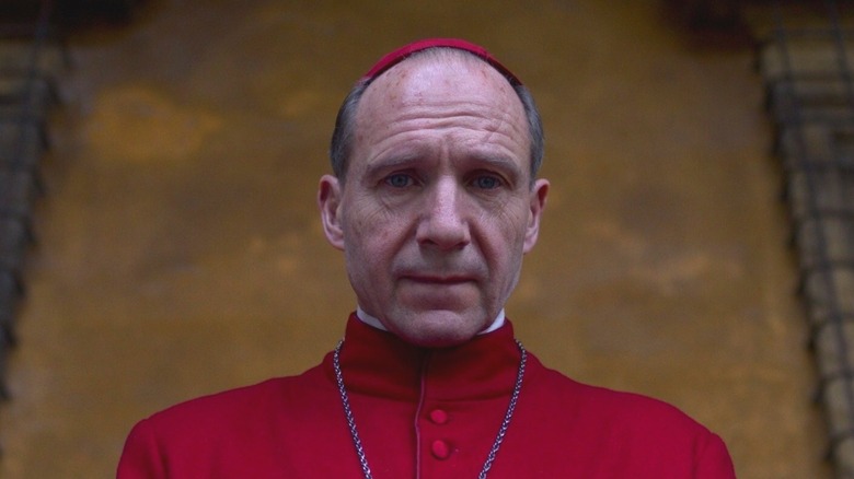 Ralph Fiennes as Cardinal Lawrence in Conclave