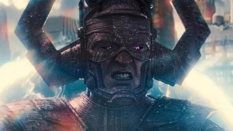 Galactus sneering in The Fantastic Four: First Steps