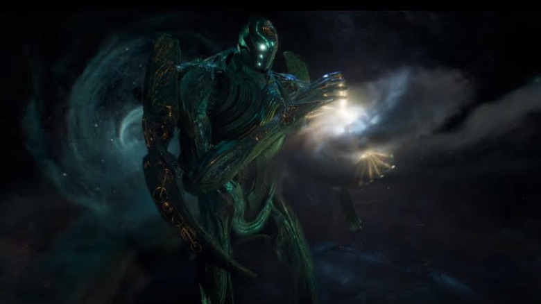 A Celestial creating a planet in Eternals