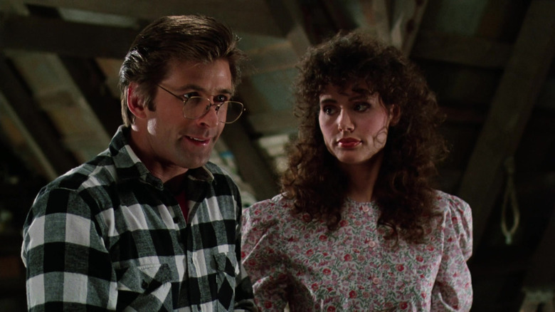 Alec Baldwin and Geena Davis in Beetlejuice