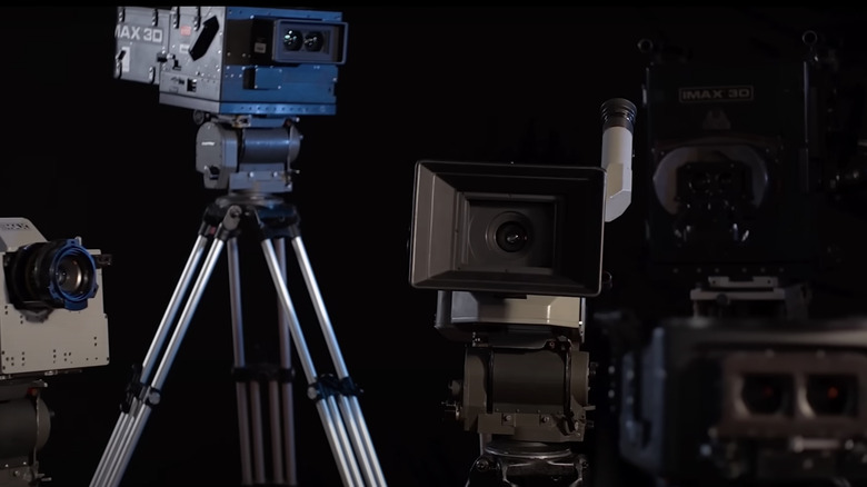 A collection of IMAX cameras