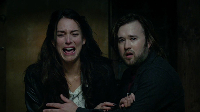 Genesis Rodriguez and Haley Joel Osment in Tusk