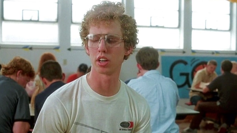Napoleon sitting in cafeteria in Napoleon Dynamite