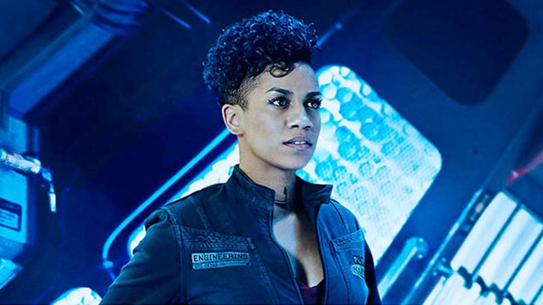 Dominique Tipper as Naomi Nagata in The Expanse.