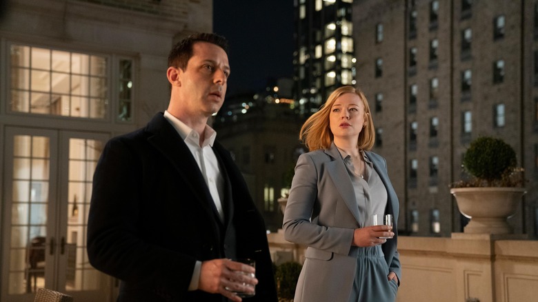 Jeremy Strong and Sarah Snook in Succession