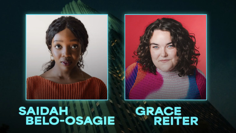 Saidah Belo-Osagie and Grace Reiter SNL cast member intro photos