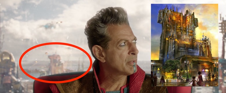 the collector's fortress in Thor: ragnarok