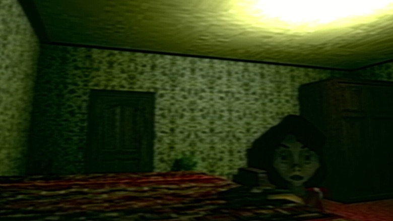 Ron's mother sitting by the bed in Bad Parenting
