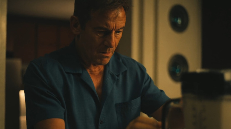 Jason Isaacs as Timothy Ratliffe making murder coladas