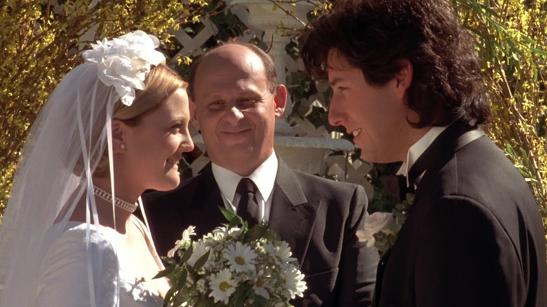 Drew Barrymore and Adam Sandler in The Wedding Singer