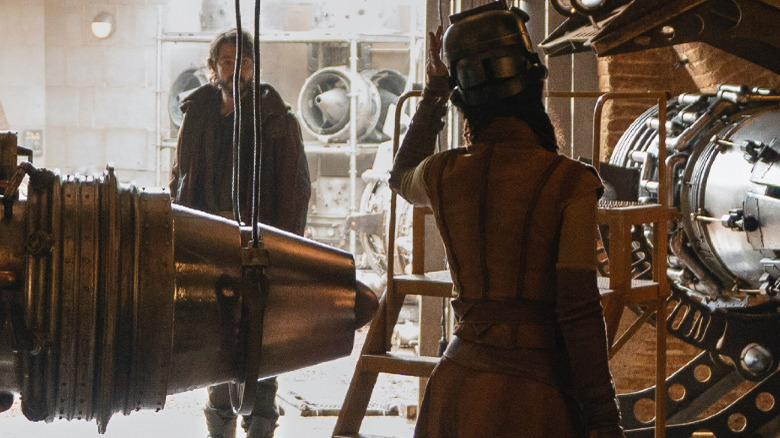 Diego Luna and Adria Arjona in Andor
