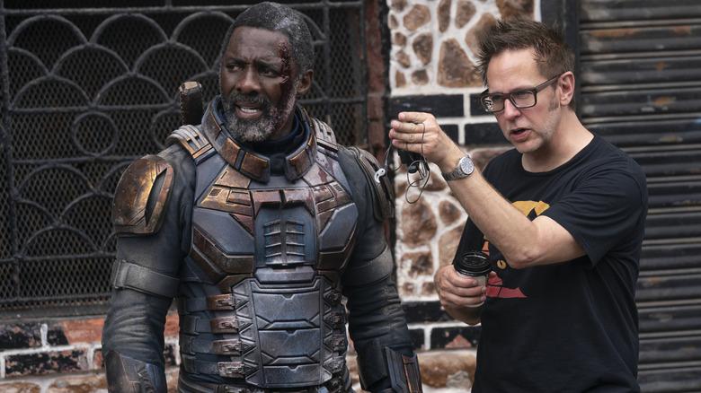James Gunn no set de 