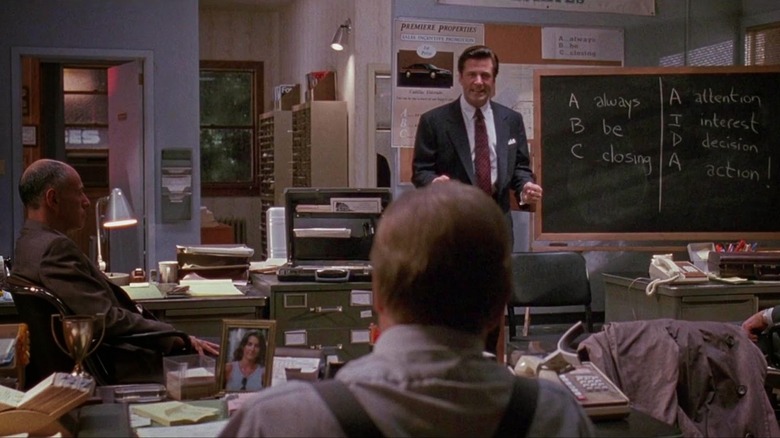 Alec Baldwin intense Glengarry Glen Ross