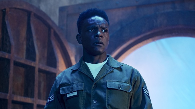 Chris Chalk as Dick Hallorann looking aghast in It: Welcome to Derry