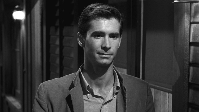Norman Bates smiling in 