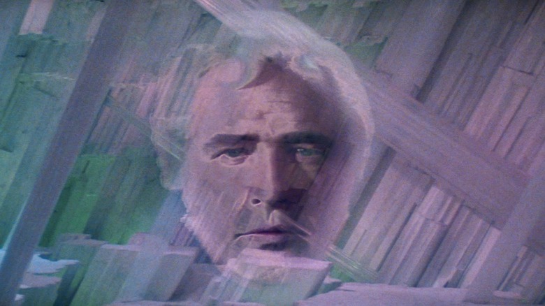 A hologram of Zor-El in the Fortress of Solitude in Superman: The Movie