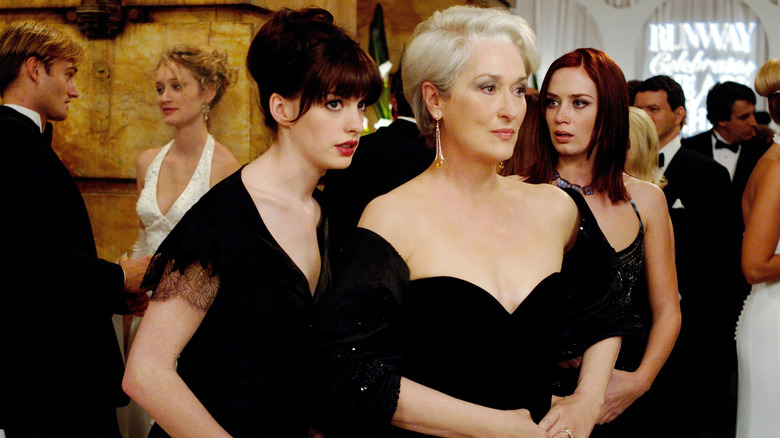 Andy reminding Miranda that other people exist in The Devil Wears Prada