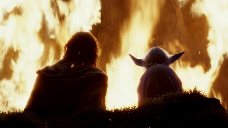 The Last Jedi Yoda scene