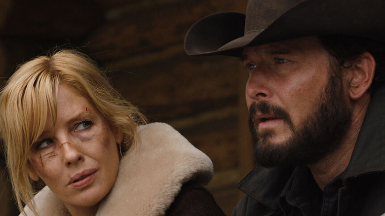 బెత్ మరియు రిప్ ఎల్లోస్టోన్‌పై కలిసి కూర్చున్నారు