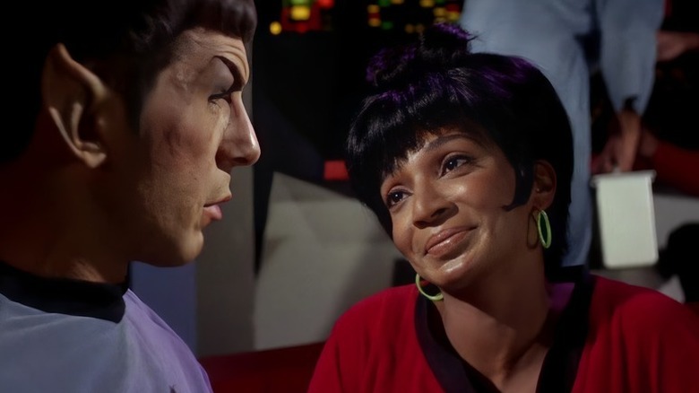 Star Trek TOS Spock and Uhura Leonard Nimoy Nichelle Nichols